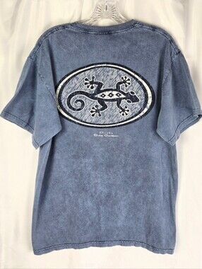 Vintage Yacht Club Blue Aruba Dutch Caribbean T-shirt Tee Mens Size Medium